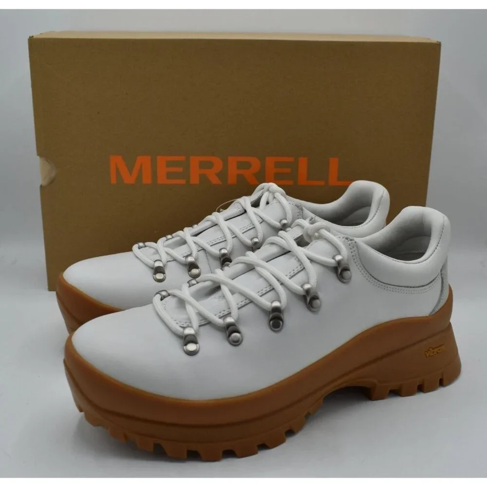 Merrell Womens Size 9.5 Bristol White Waterproof Hiking Shoes - Picture 2 of 13